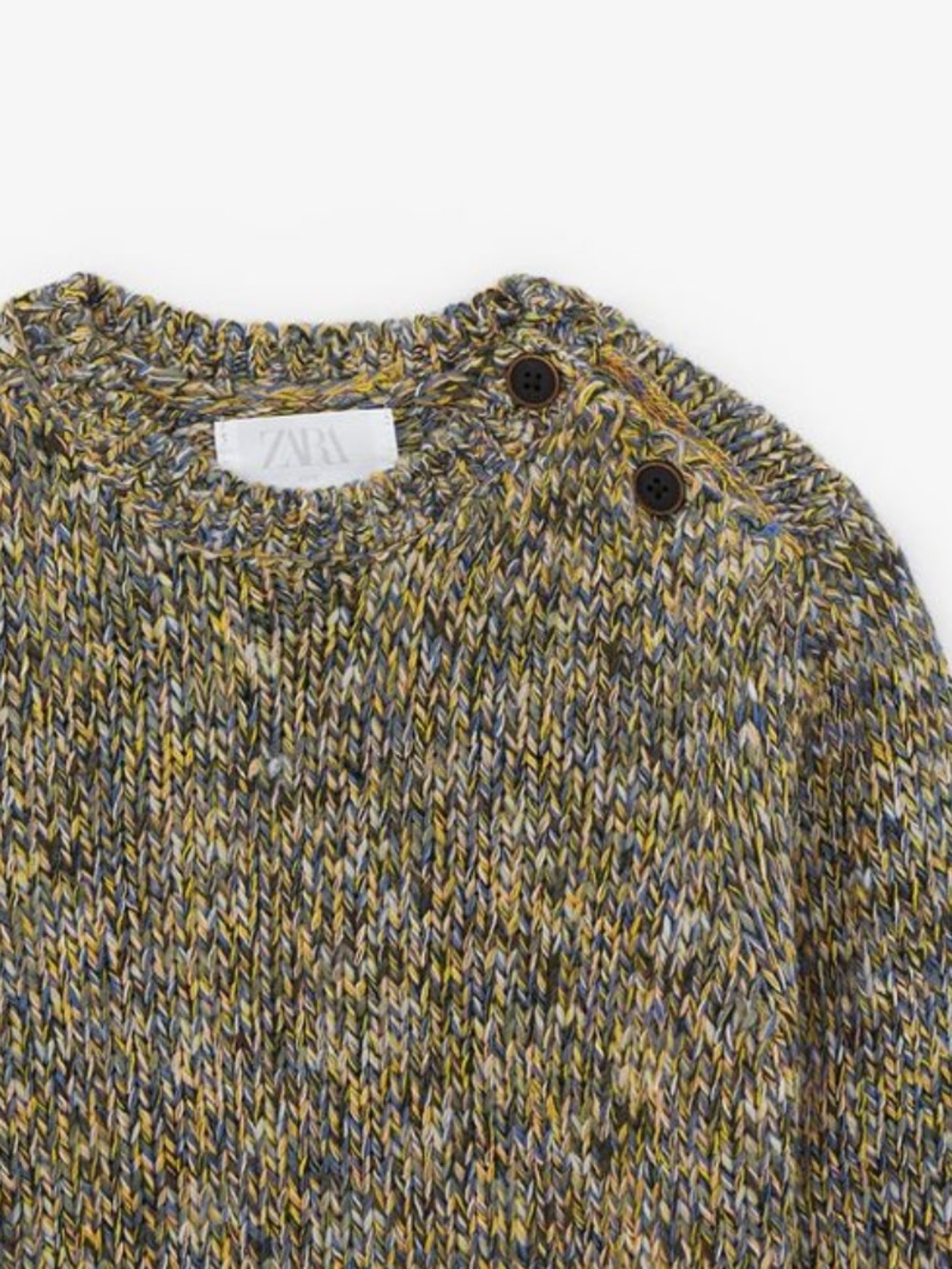 Zara Knit Sweater Size 6-7 Multi Color Pullover Knit